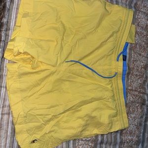 Ralph lauren polo yellow/blue swim trunks size xl